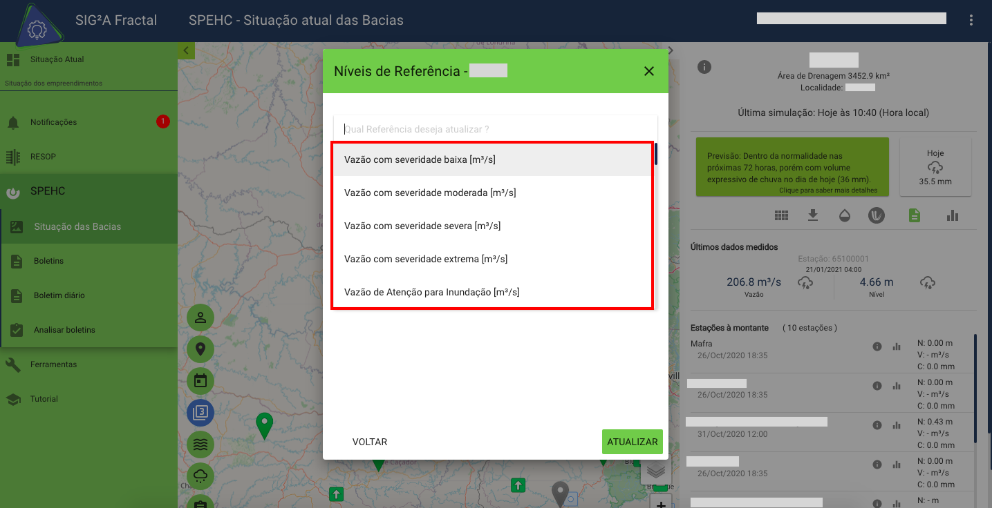 Escolha o que quer atualizar  alt text