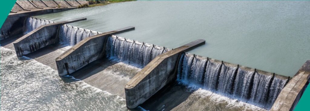 Hidrelétrica em operação
